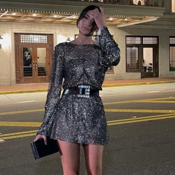 zara short dress with rhinestones ZARA SHORT MESH DRESS WITH RHINESTONES BEIGE-PINK NEW SIZES XS-XXL REF.7901/217